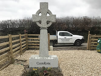 Granite celtic cross
