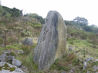 Large granite standing stone